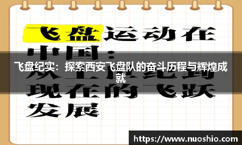 飞盘纪实：探索西安飞盘队的奋斗历程与辉煌成就